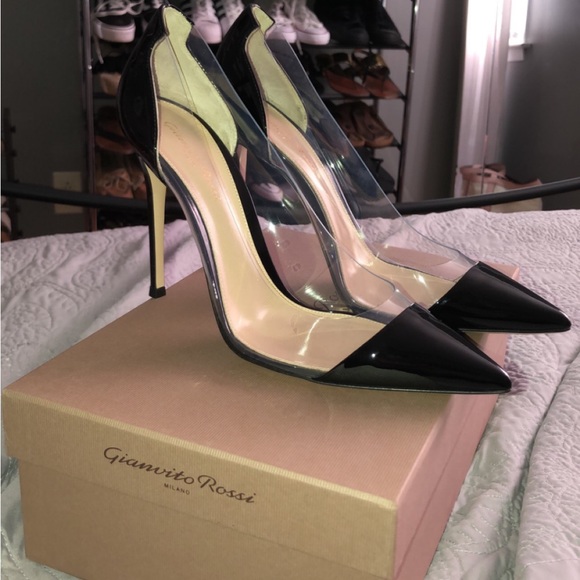 BN Gianvito Rossi Plexi Heels - 41.5 - Picture 1 of 5